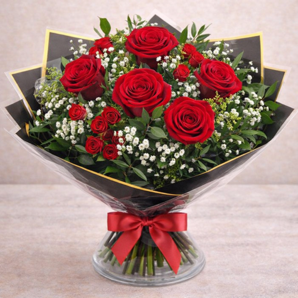 Classic Red Rose Bouquet