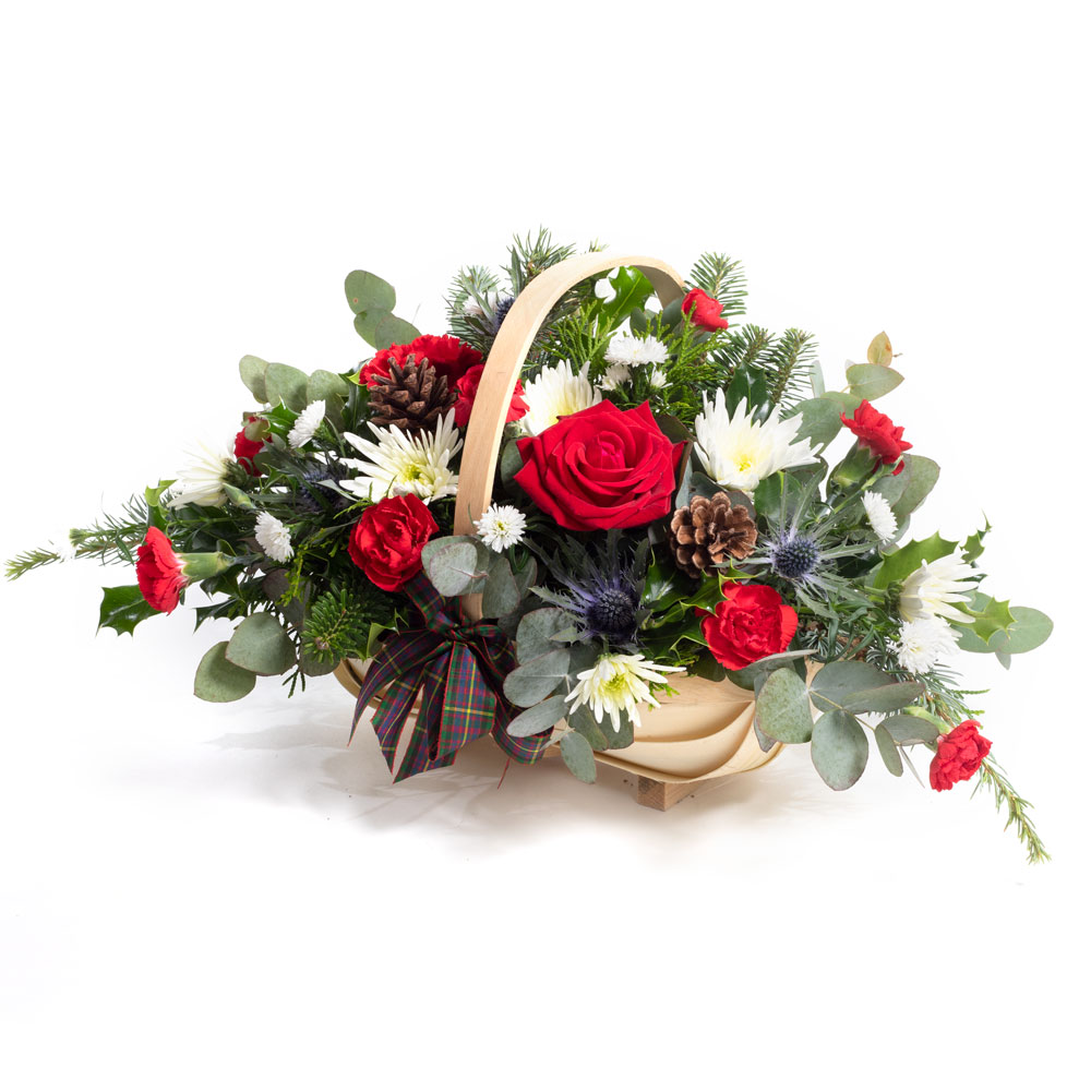 Basket of Joy Christmas Arrangement