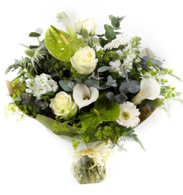 Sparkling Champagne Christmas Flower Bouquet