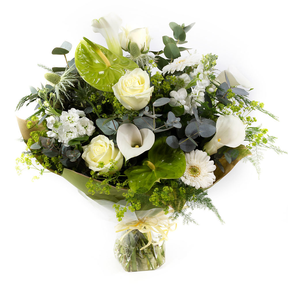 Sparkling Champagne Christmas Flower Bouquet