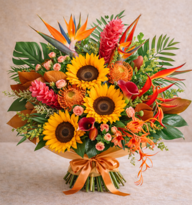 Mel & Drew Signature Tropical Bouquet